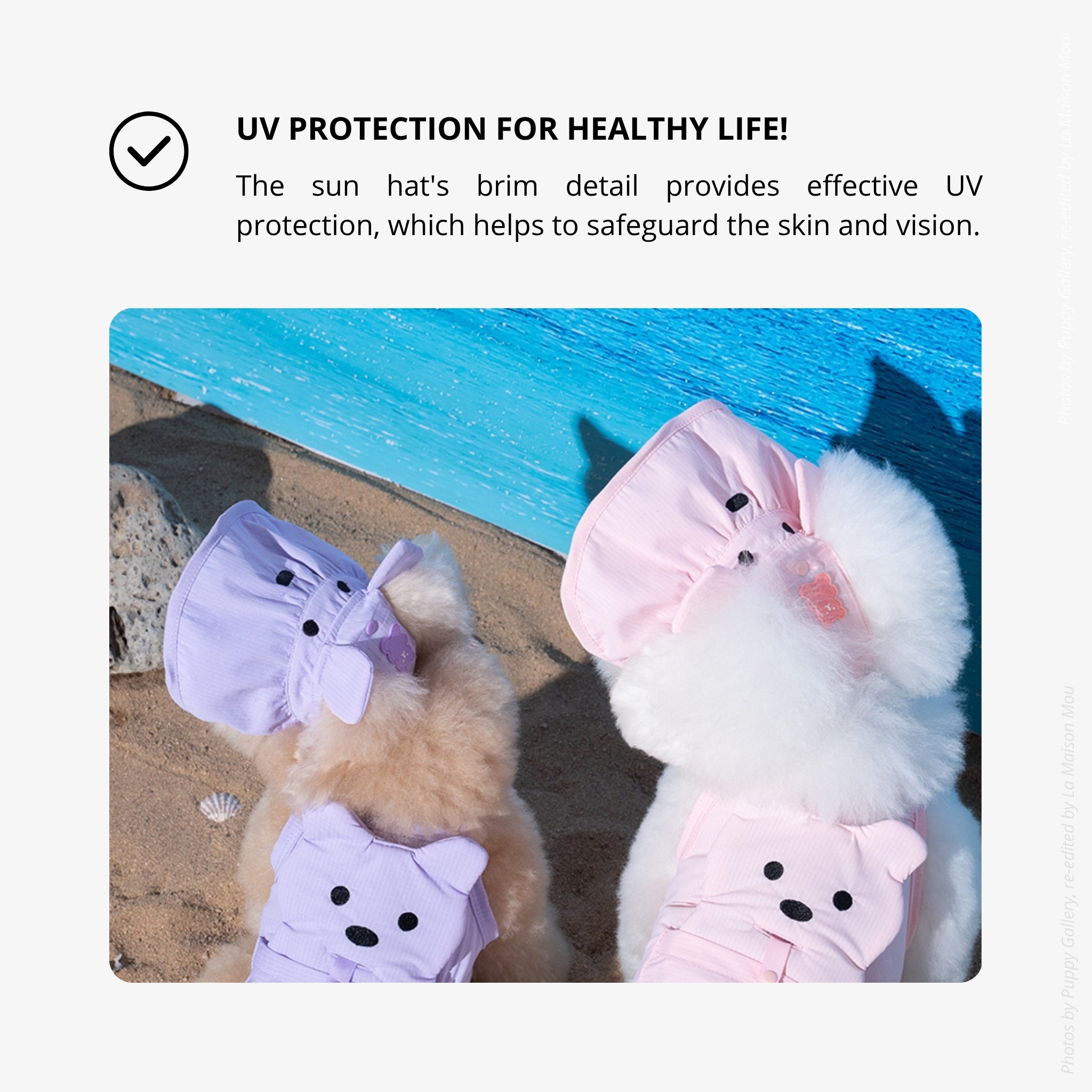 Dog Cooling Sun Hat – Big Bear Baby Pink