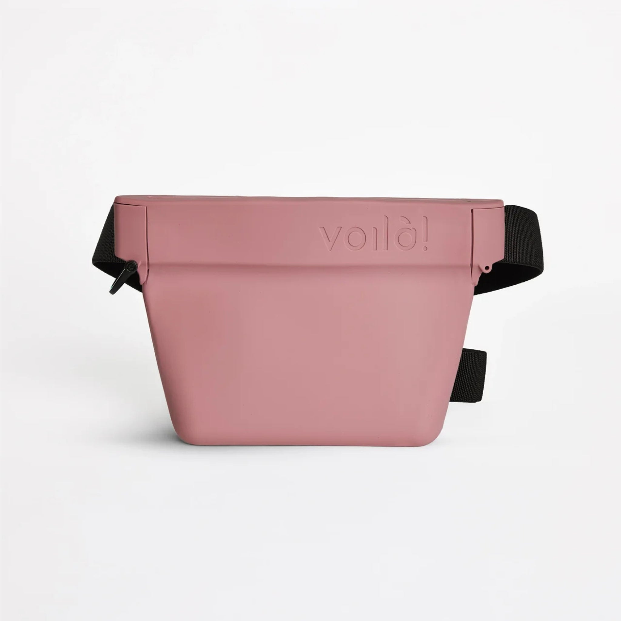VoilaPets Ultimate Treat Pouch The Standard in Dusty Rose with adjustable black belt
