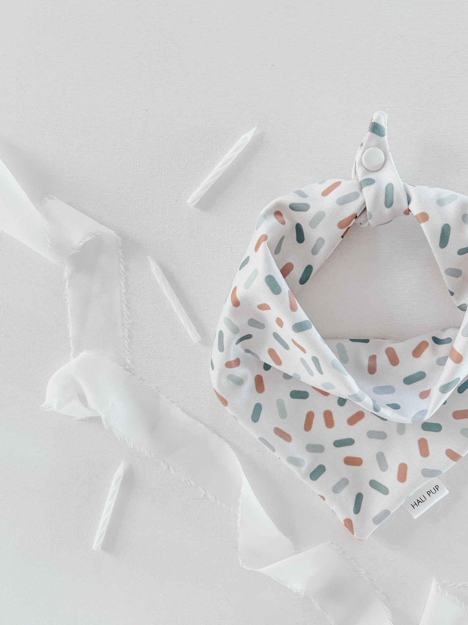 Dog Bandana - Birthday Pups With Reversible Sprinkles - Halipup - La Maison Mou