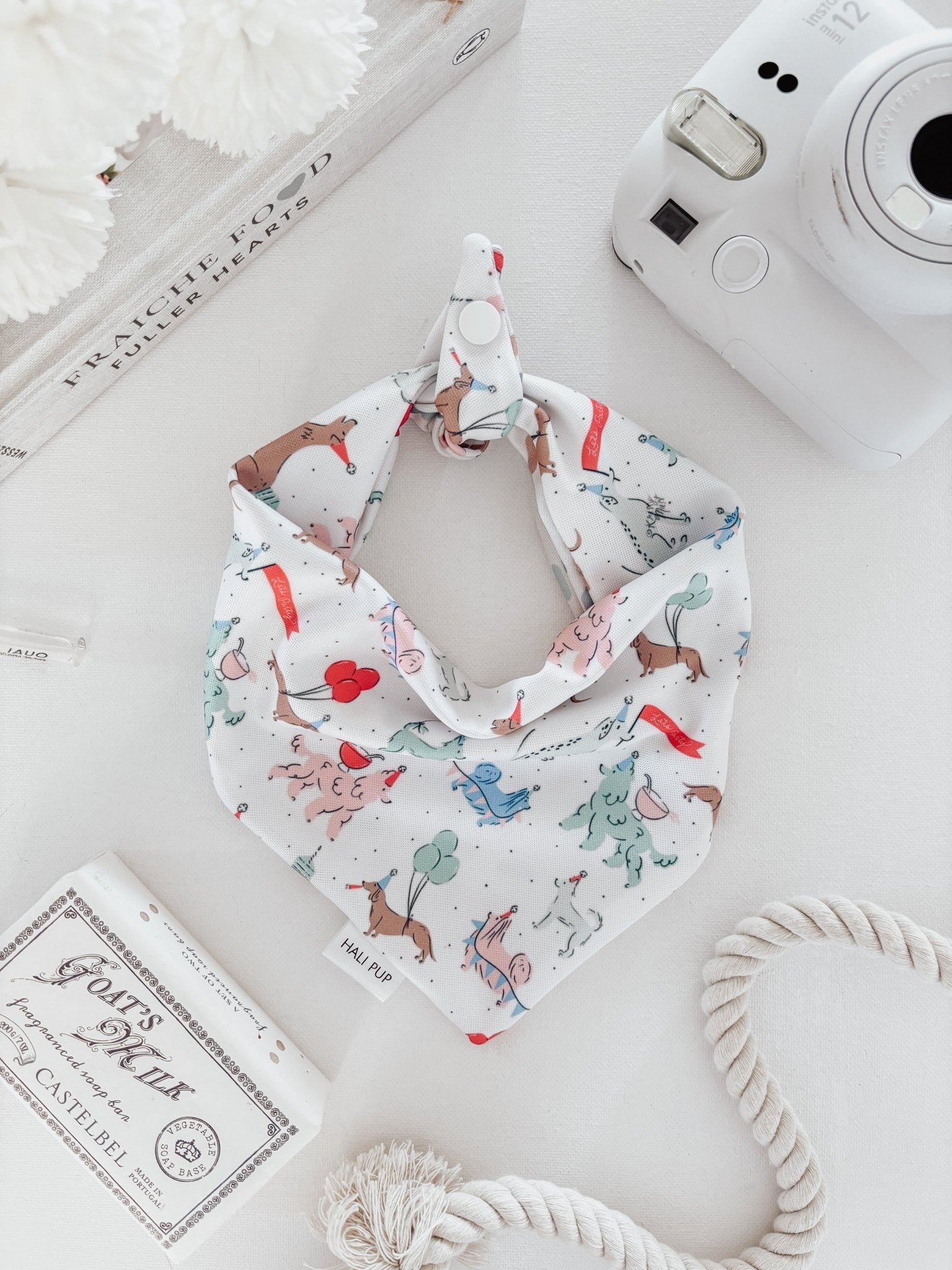 Dog Bandana - Birthday Pups With Reversible Sprinkles - Halipup - La Maison Mou