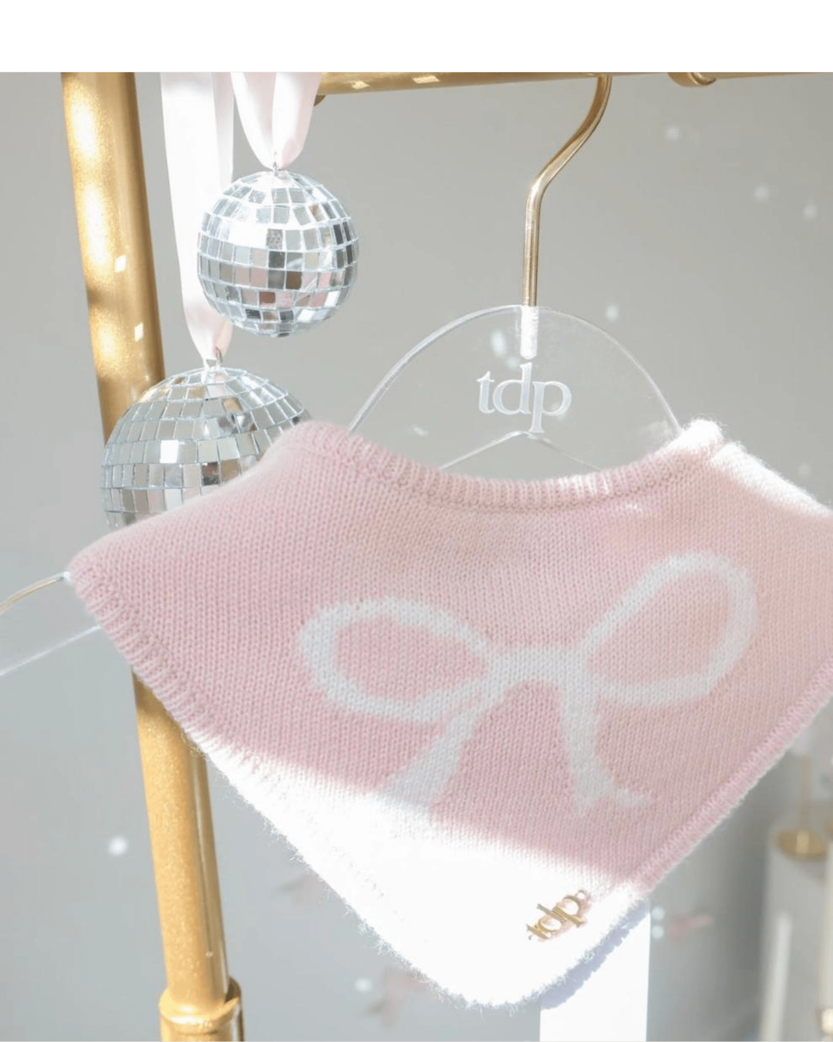 Dog Bandana - The Forever Tied Blush - The Deluxe Pup - La Maison Mou