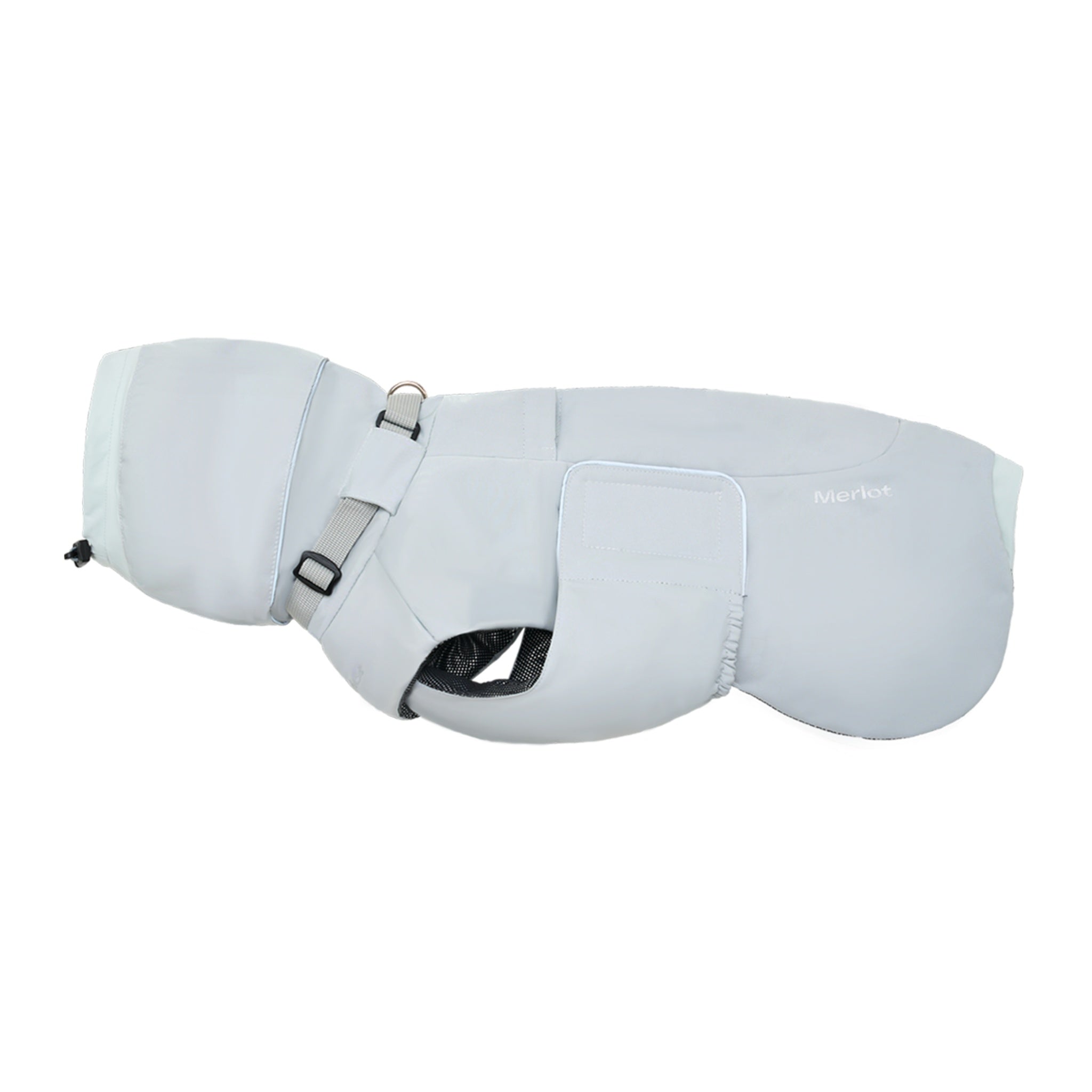 Dog Coat – Ain™ Puffer Lime Stone - Merlot - La Maison Mou