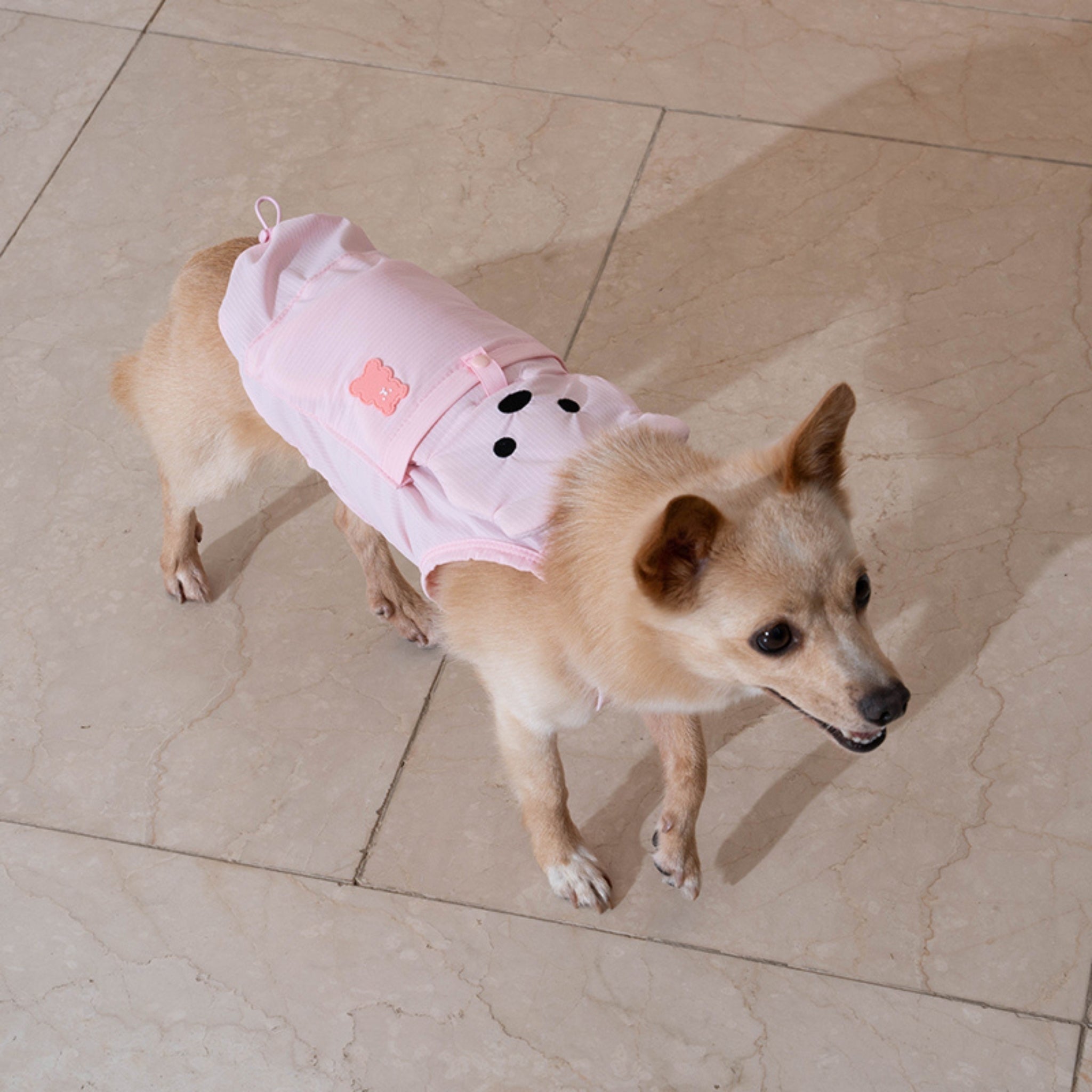 Dog Cooling Tank Top – Big Bear Baby Pink - Puppy Gallery - La Maison Mou