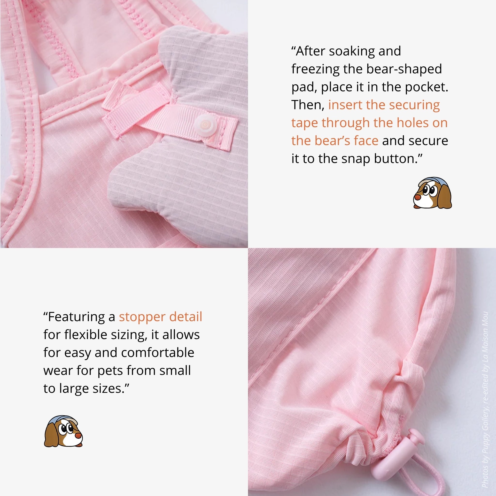 Dog Cooling Tank Top – Big Bear Blue - Puppy Gallery - La Maison Mou