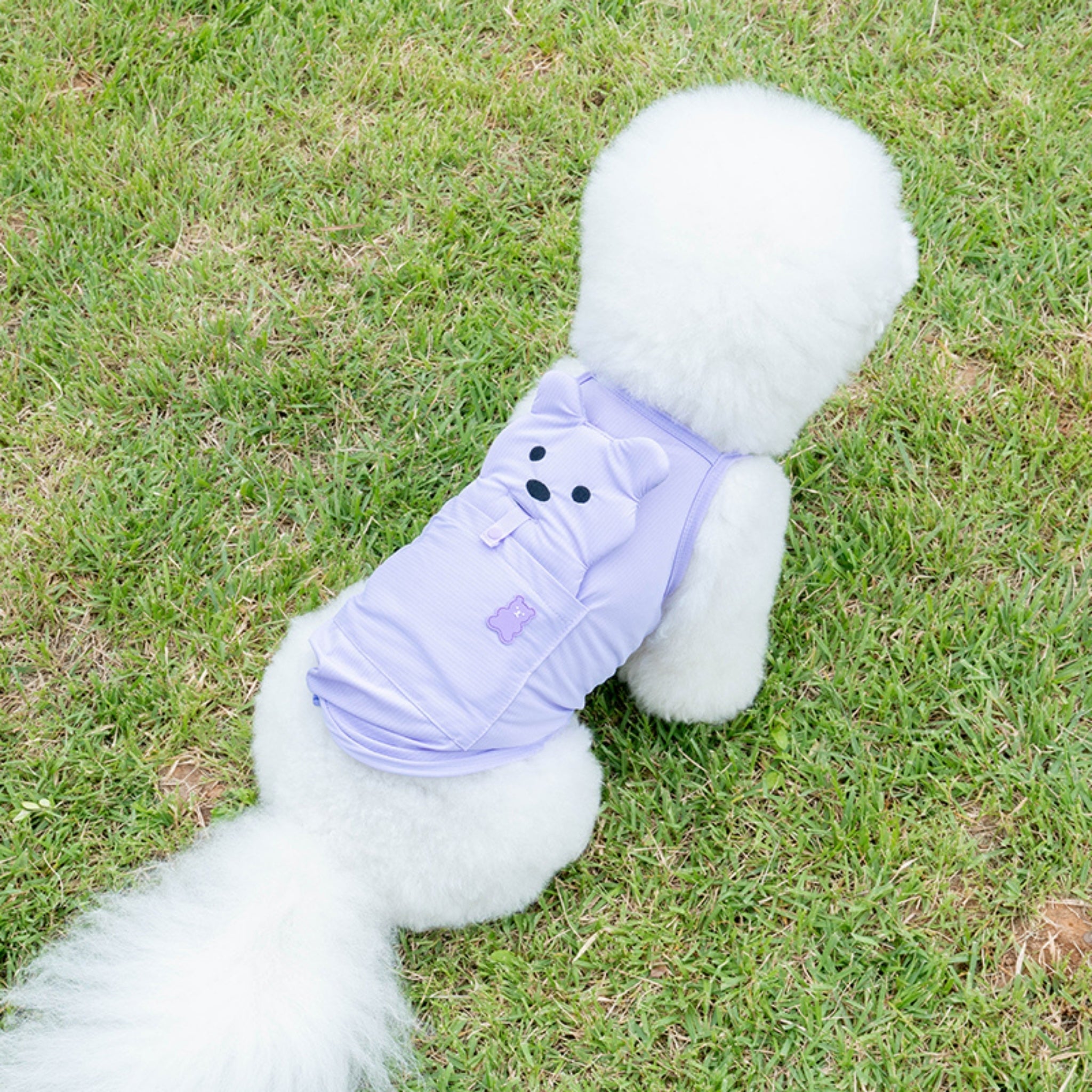 Dog Cooling Tank Top – Big Bear Lavender - Puppy Gallery - La Maison Mou