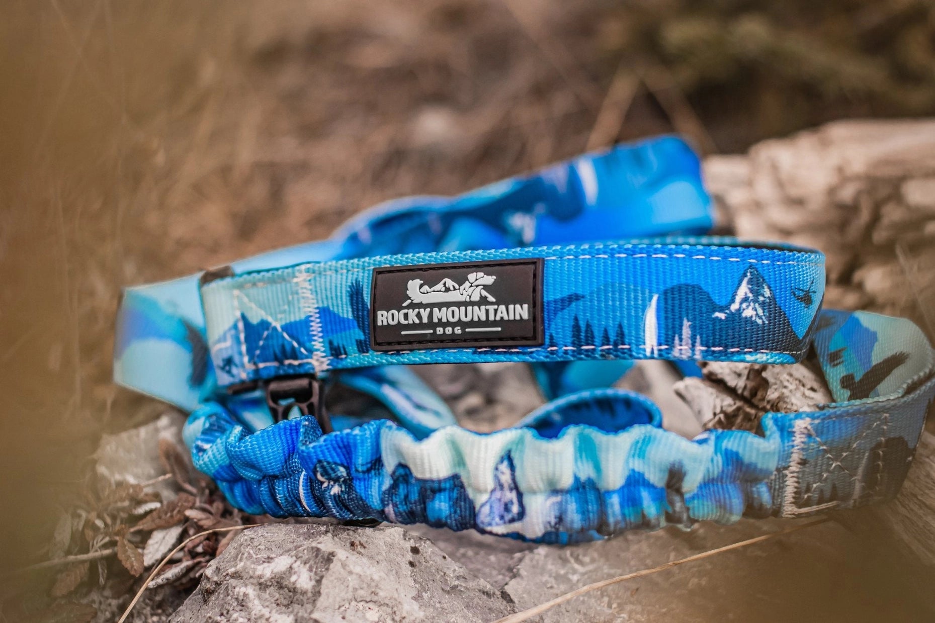 Dog Leash - Kootenay All Mountain Winter - Rocky Mountain Dog - La Maison Mou