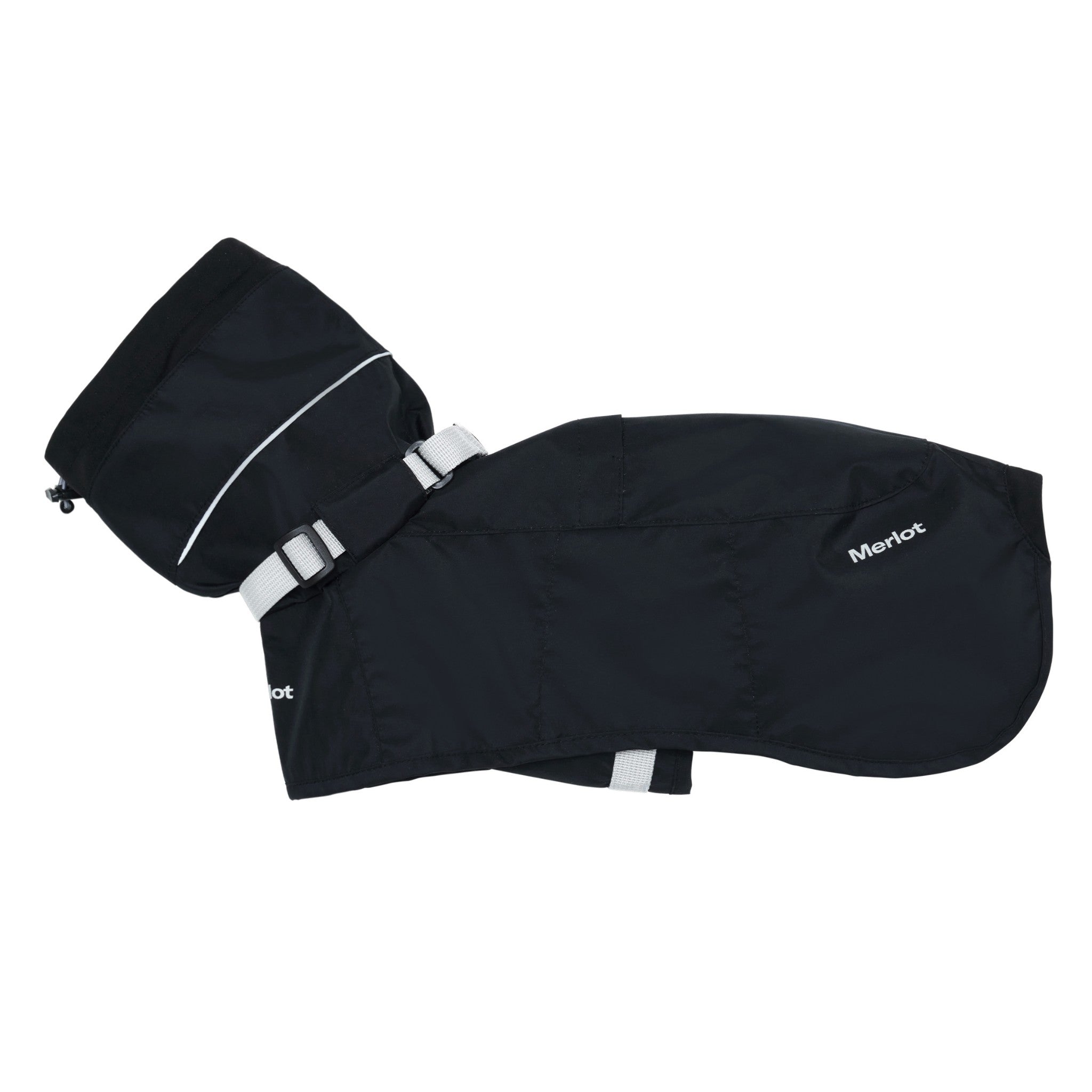 Dog Raincoat - Ain™ Coat Black - Merlot - La Maison Mou