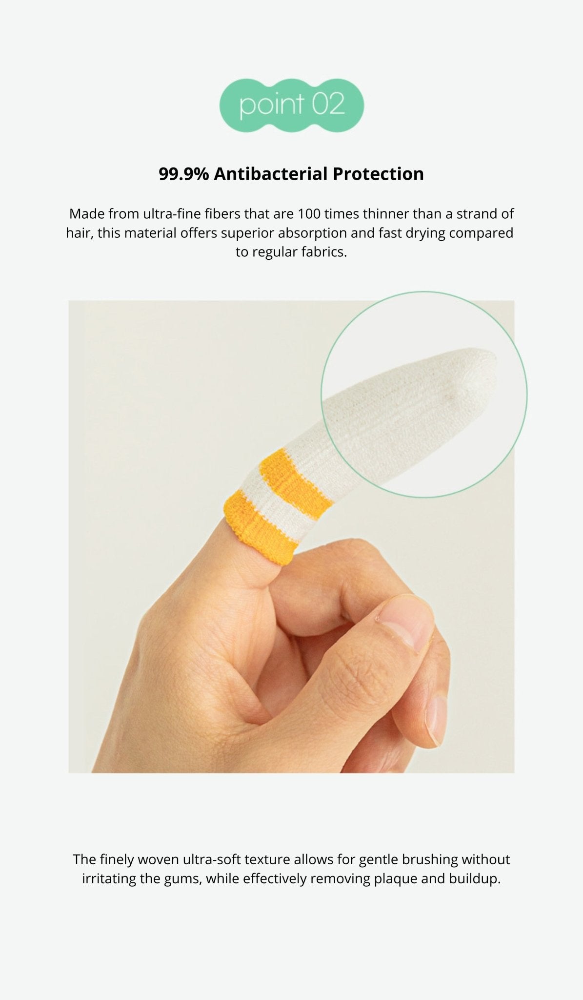Dog Toothbrush - Microfleece Finger - Bite Me - La Maison Mou