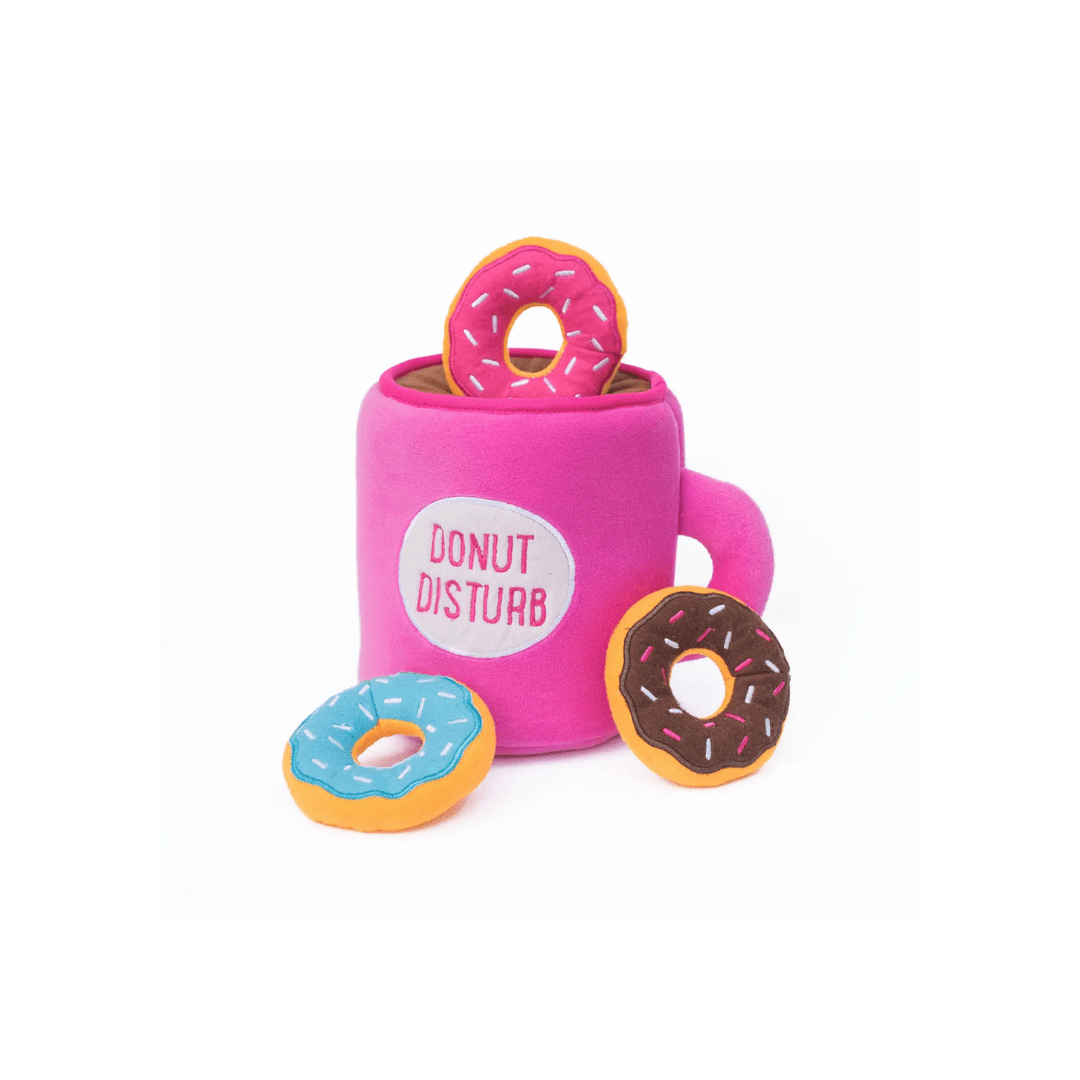 Dog Toy - Coffee and Donut Zippy Burrow™ - ZippyPaws - La Maison Mou