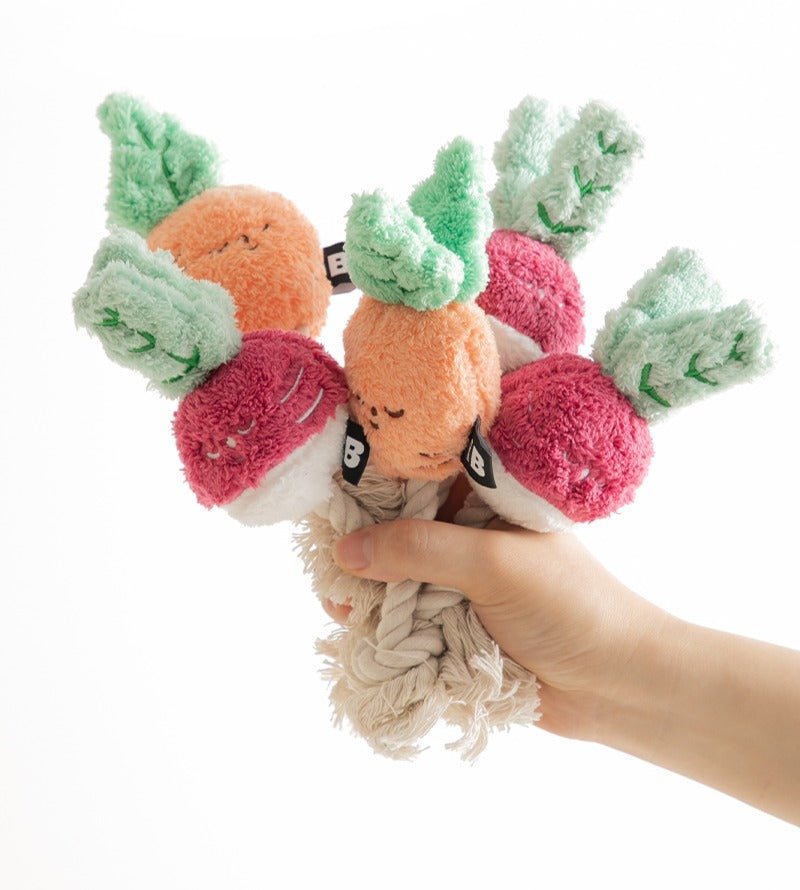 Dog Toy - Root Vegetables Carrot or Beet - Bite Me - La Maison Mou