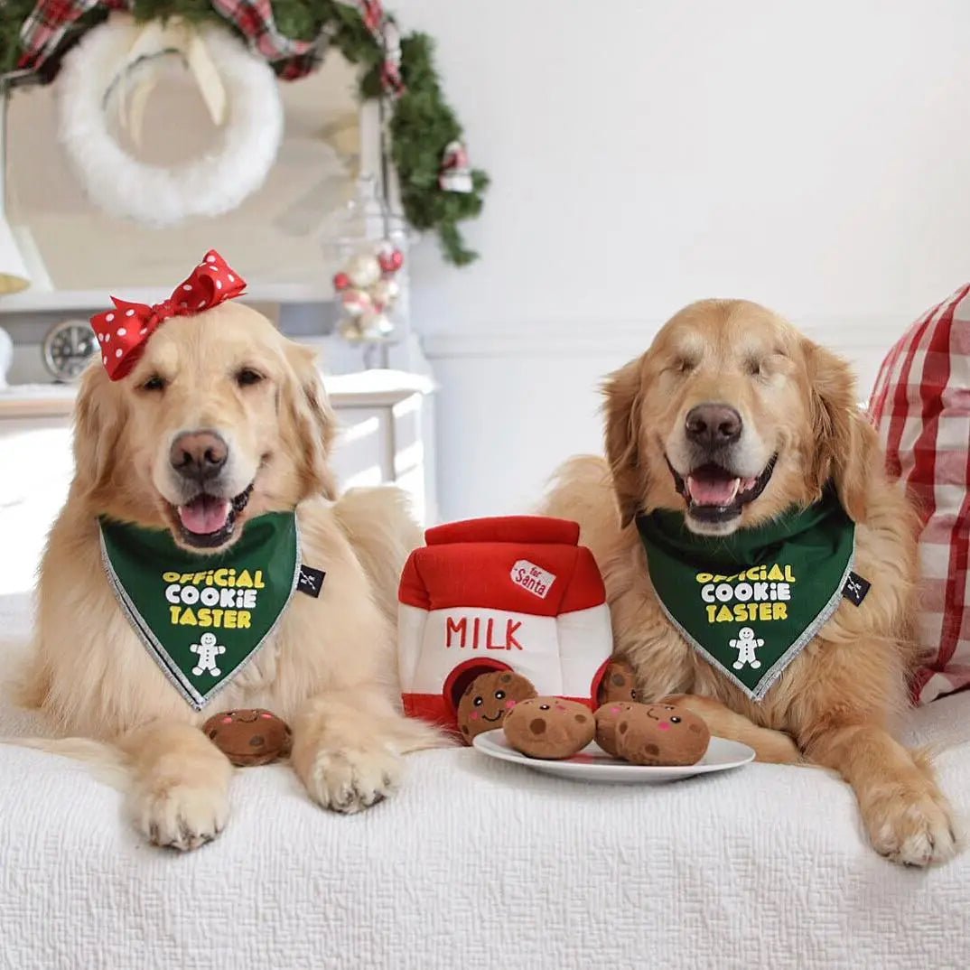 Dog Toy - Santa's Milk & Cookies Holiday Burrow™ - ZippyPaws - La Maison Mou