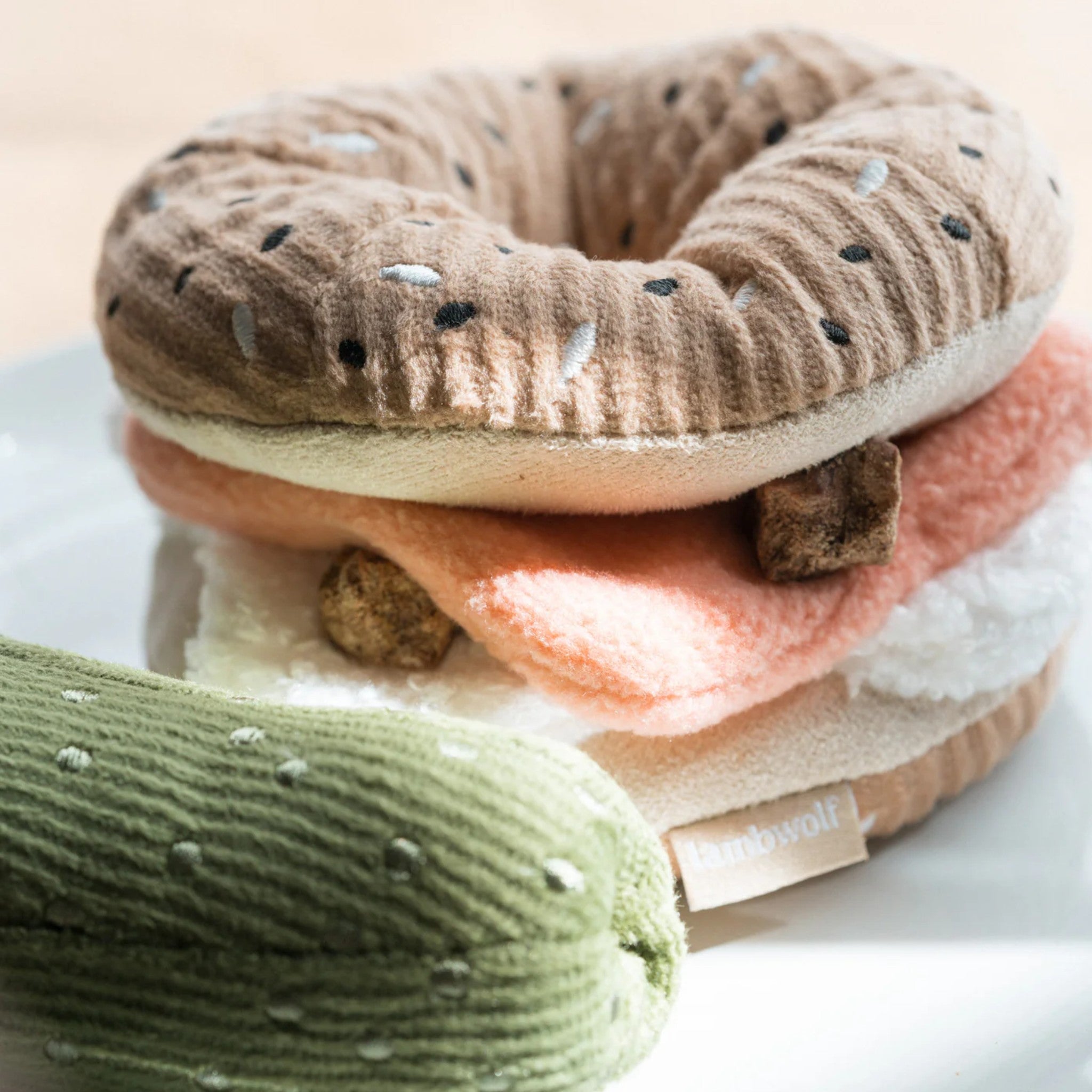 Enrichment Dog Toy - Bagel + Pickle - Lambwolf Collective - La Maison Mou