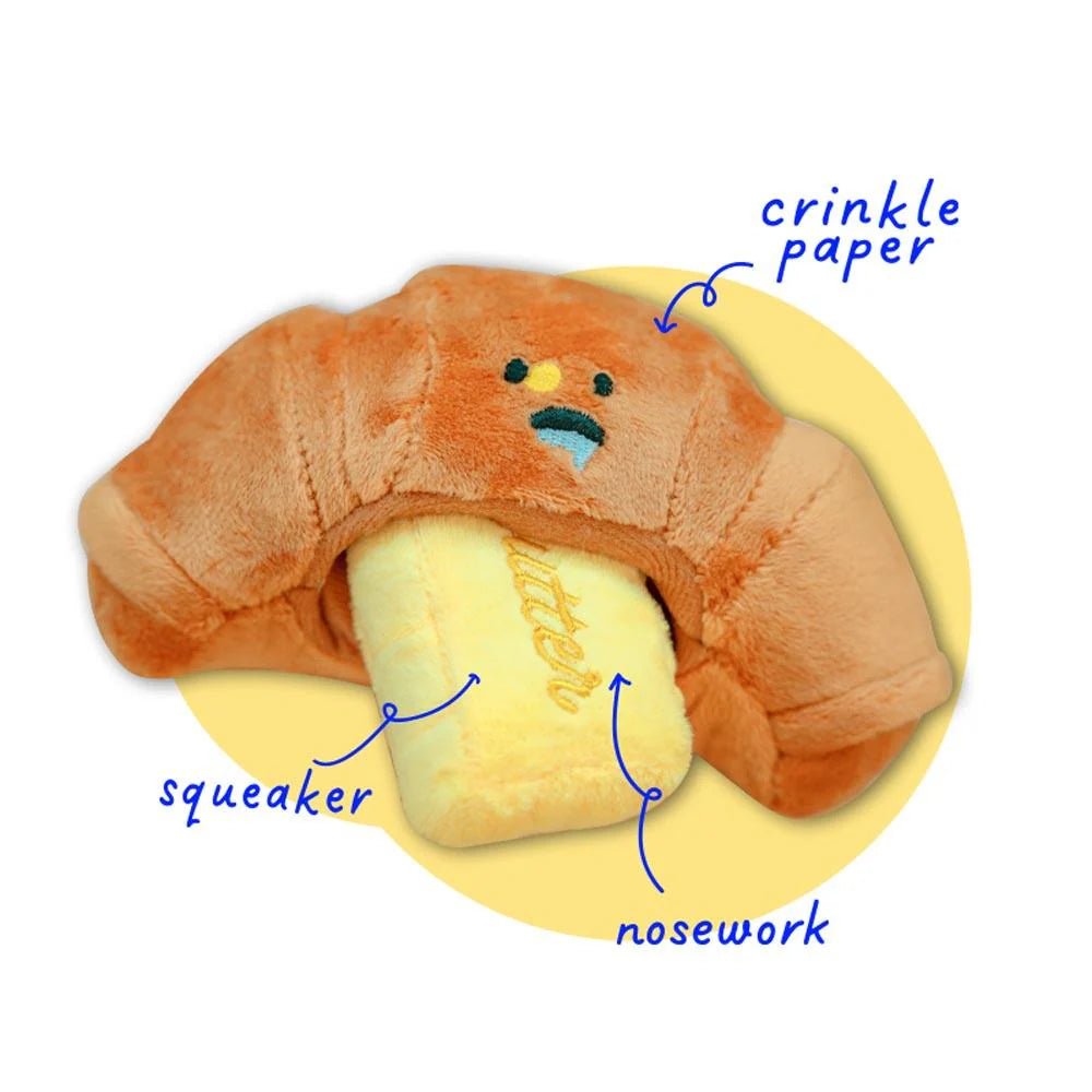 Nosework Doy Toy - Butter Croissant - Bite Me - La Maison Mou