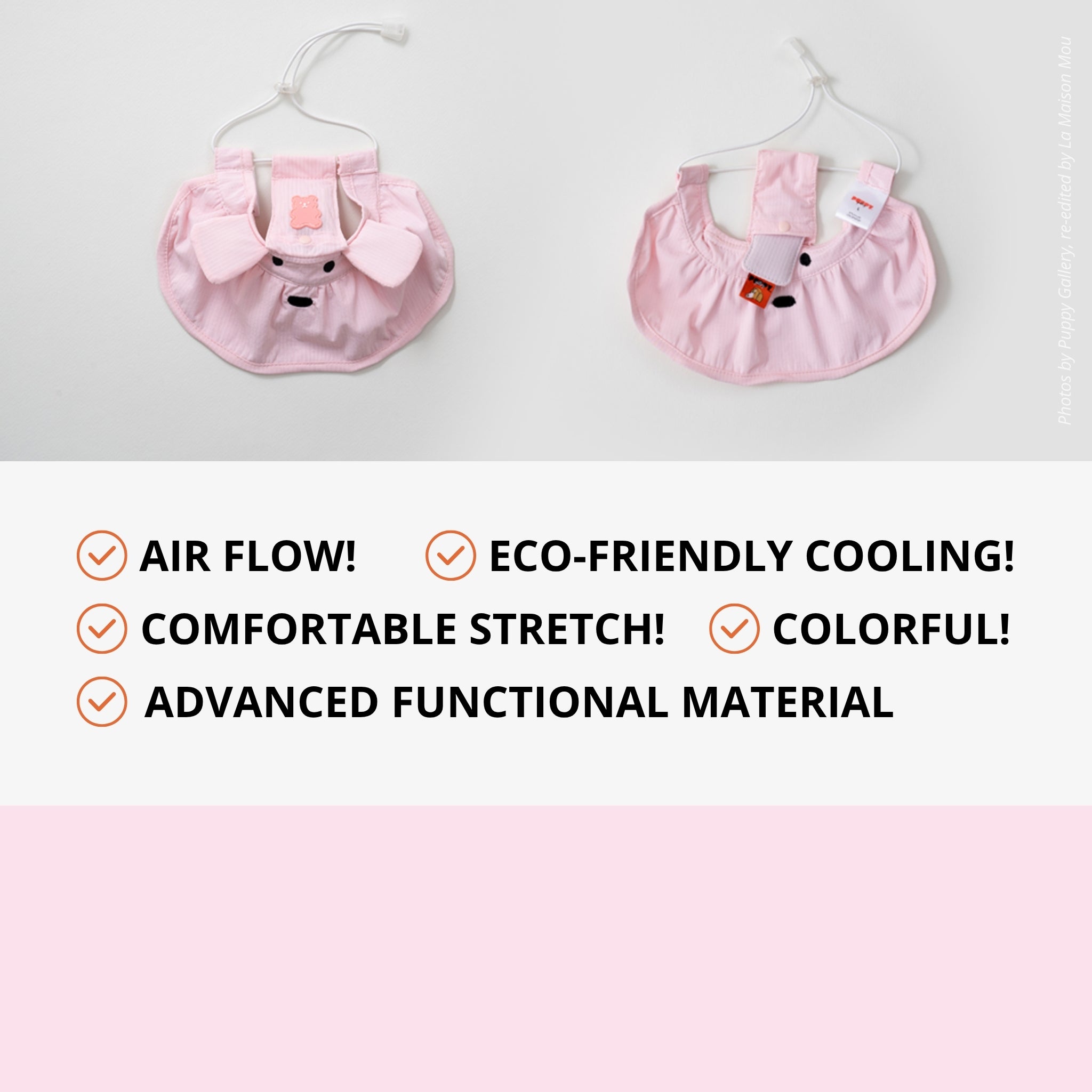 Dog Cooling Sun Hat – Big Bear Baby Pink
