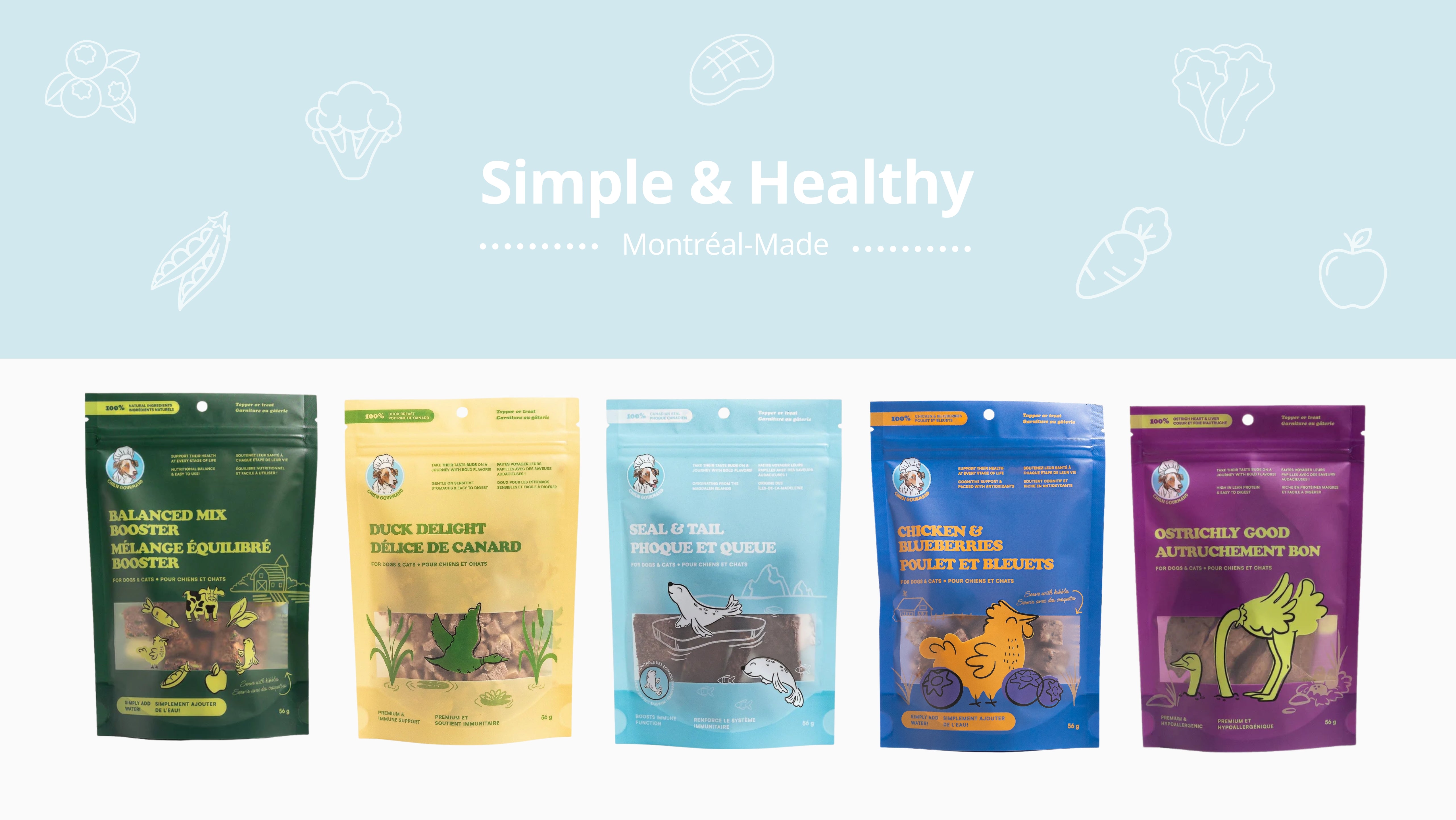 Dog treats Chien Gourmand