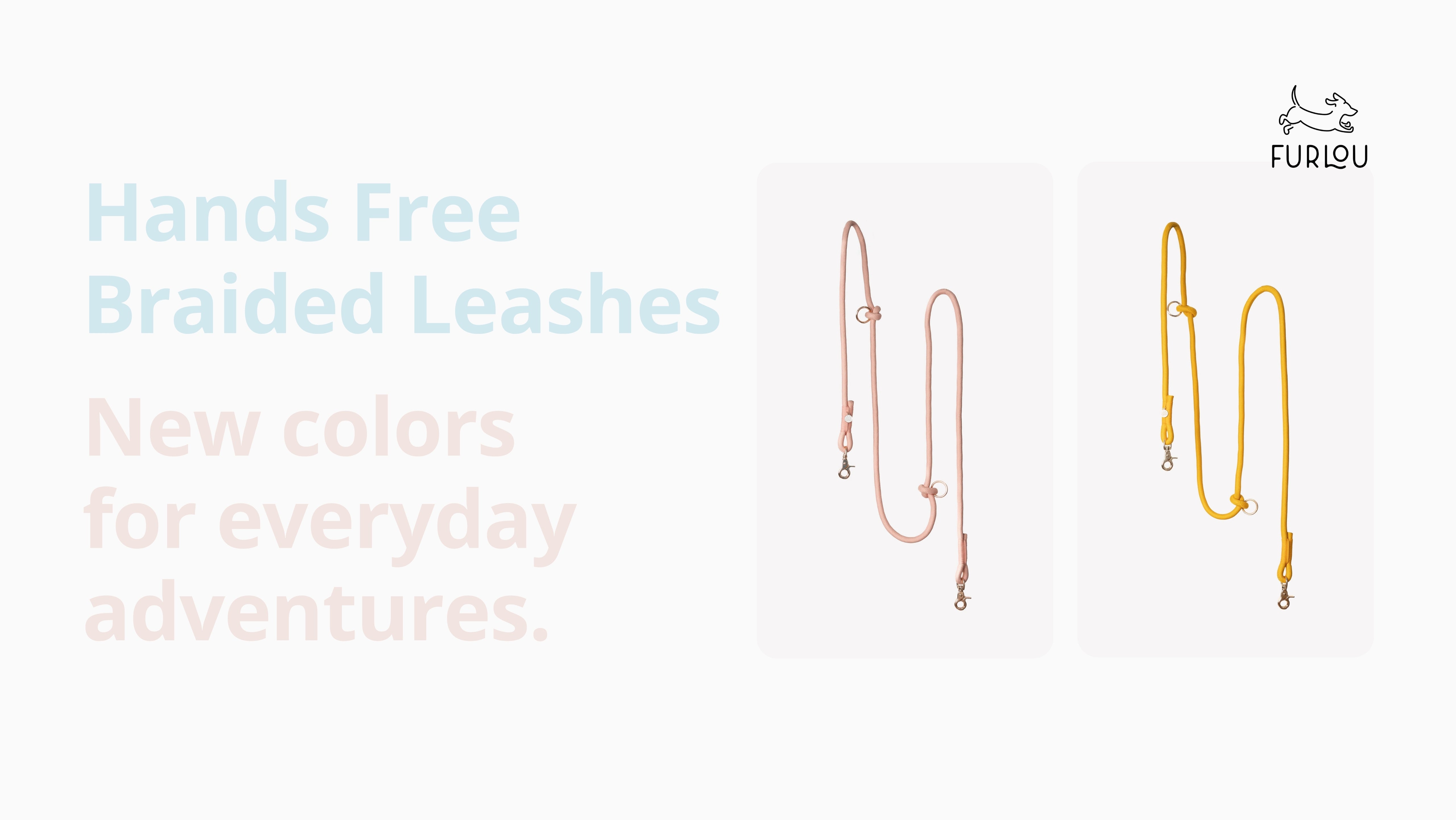 Advertisement for Furley hands-free braided lashes with text on a light background