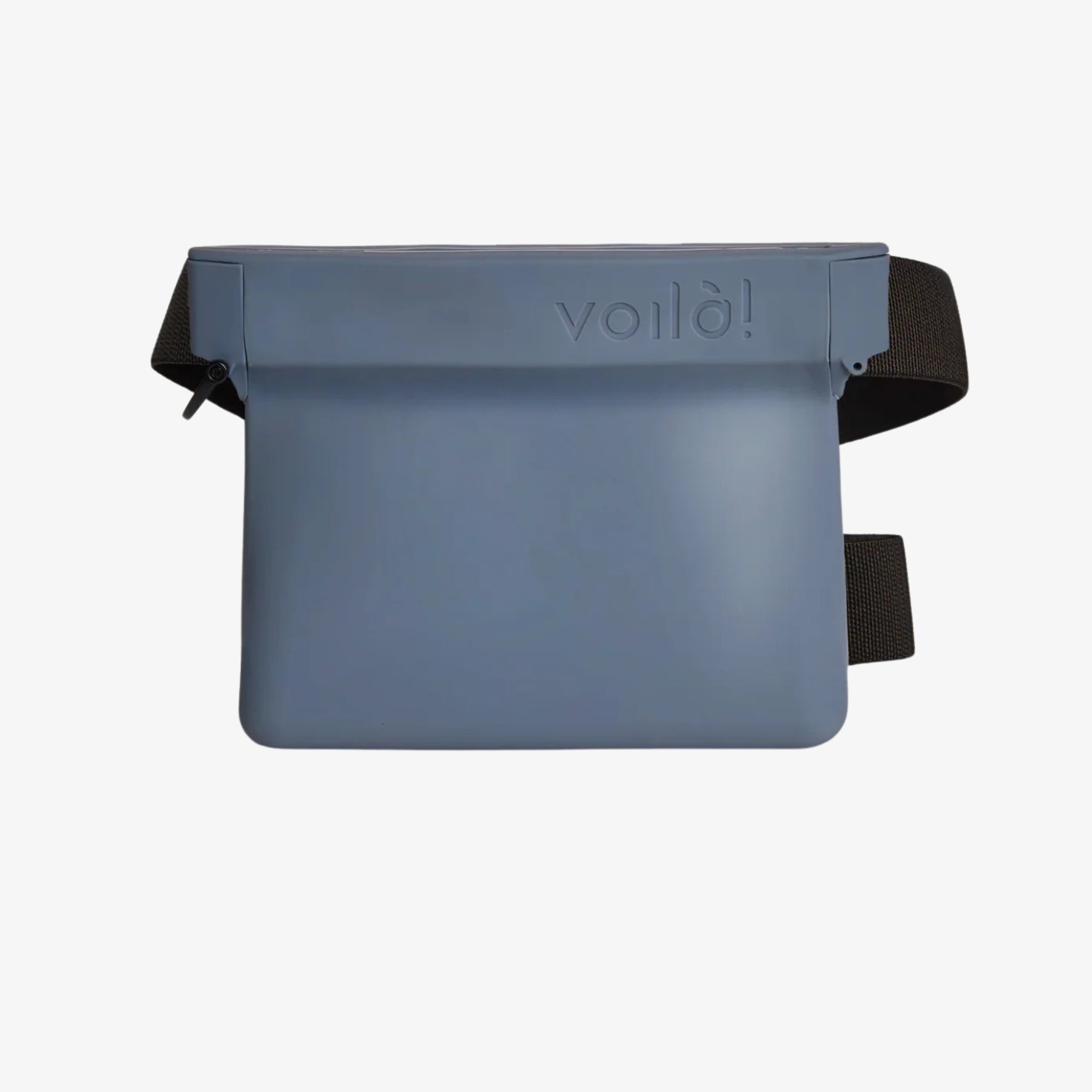 Front view of the Storm Ultimate Treat Pouch The Large by Voilà Pets with adjustable black belt