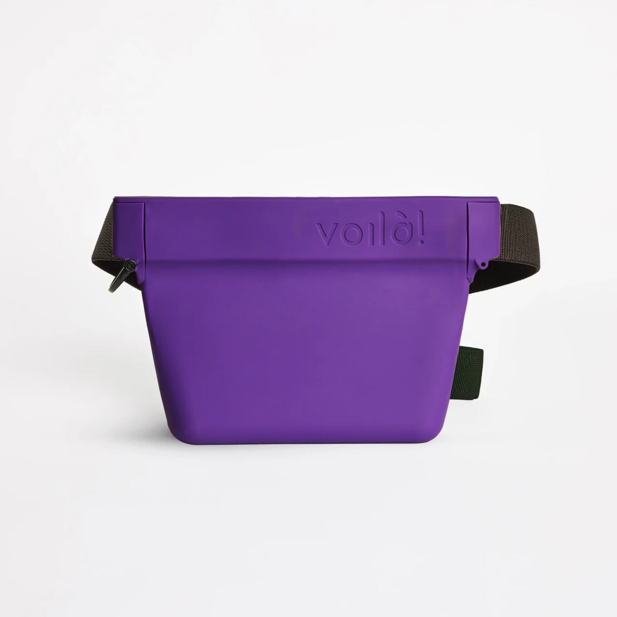 VoilaPets Ultimate Treat Pouch The Standard in Aubergine with adjustable black belt