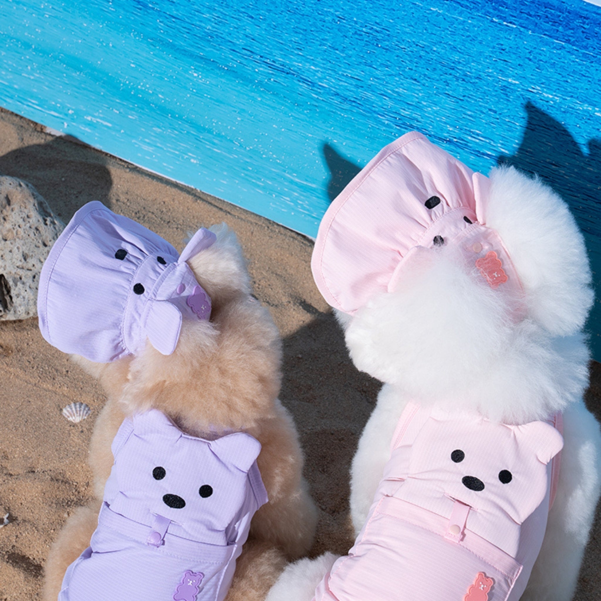 Dog Cooling Sun Hat – Big Bear Lavender - Puppy Gallery - La Maison Mou