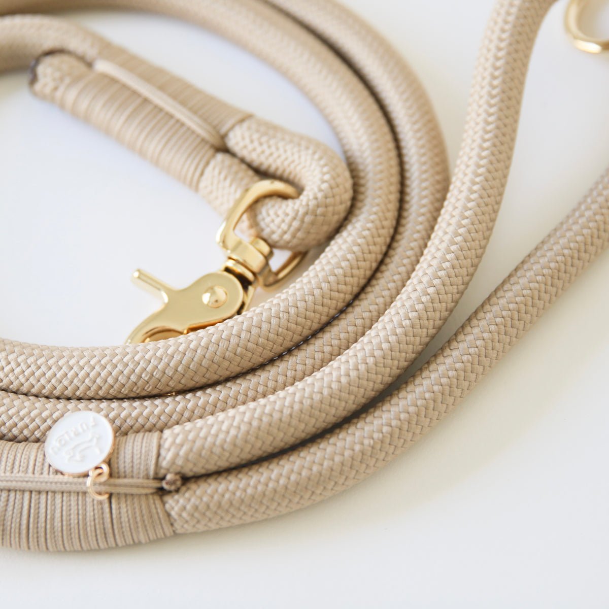 Dog Leash - Braided Rope Tan - Furlou - La Maison Mou