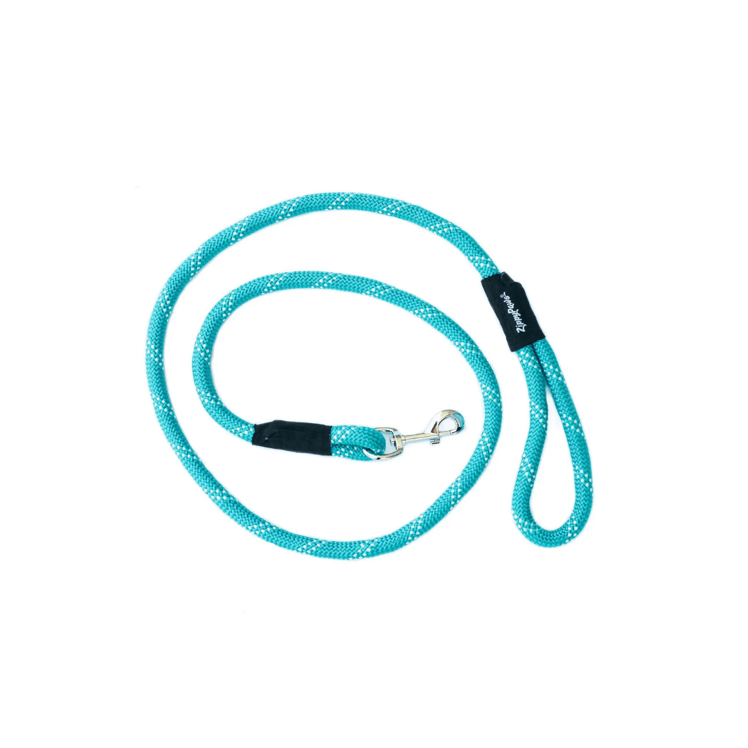 Dog Leash - Climbers Original 6 Ft Aqua - ZippyPaws - La Maison Mou