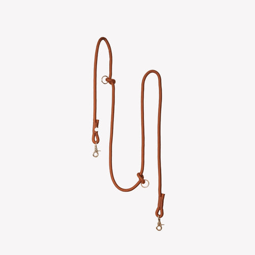 Dog Leash - Hands Free Braided Rope Clay