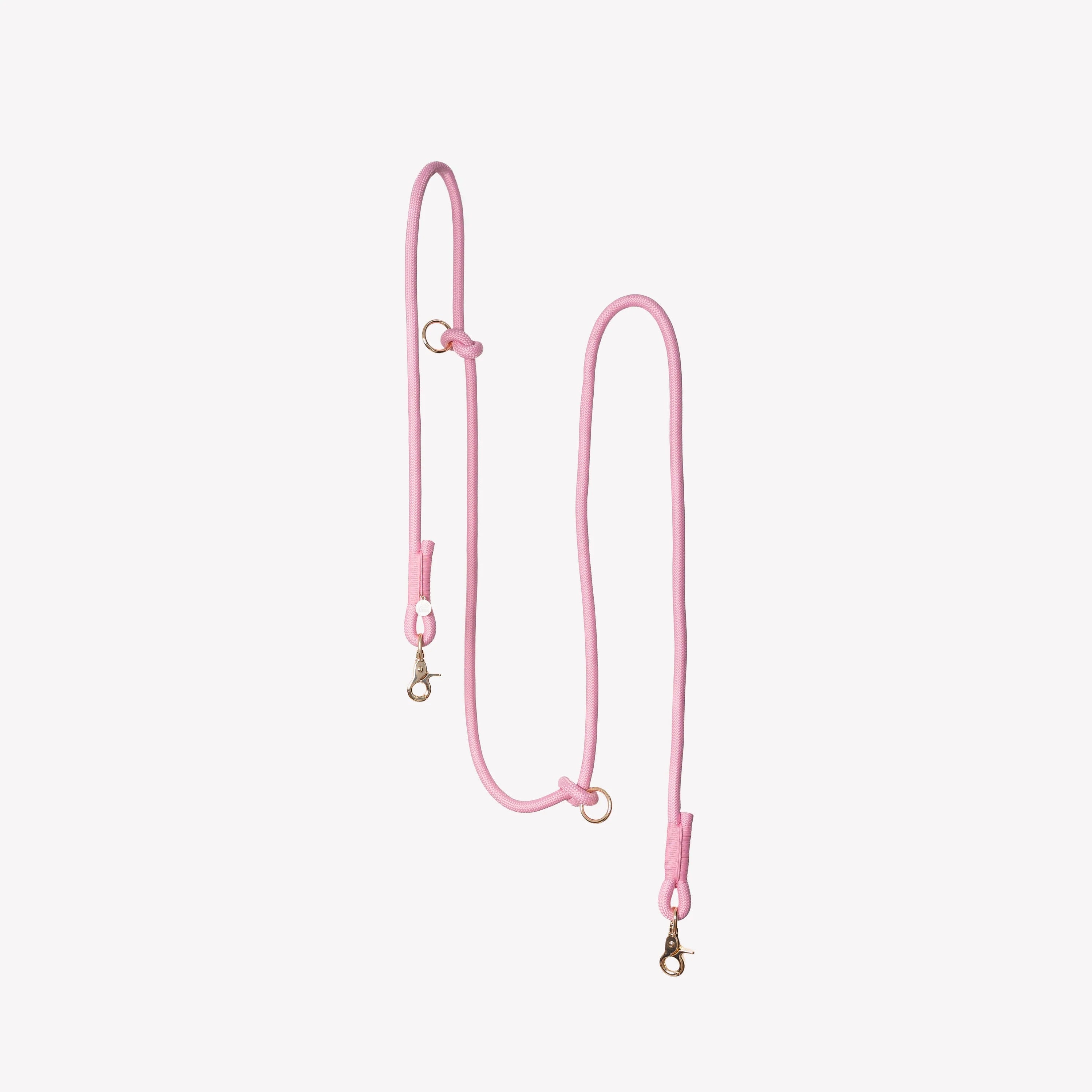 Dog Leash - Hands Free Braided Rope Pink - Furlou - La Maison Mou