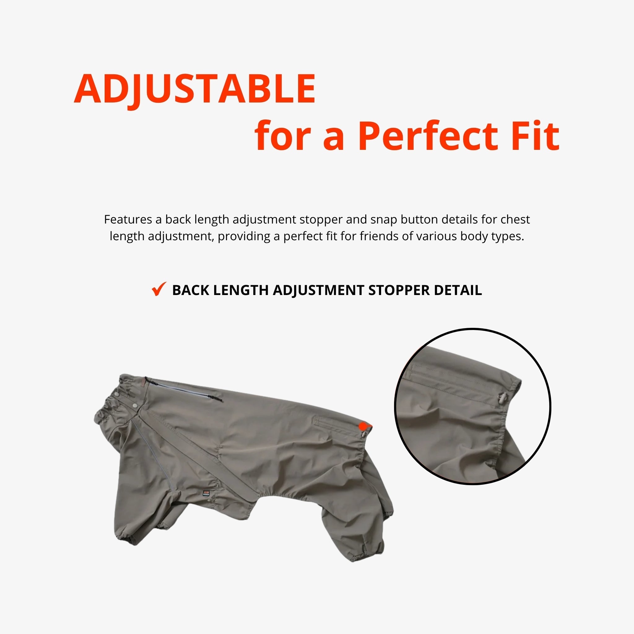 Dog Raincoat – Waterproof Go Pro Rainsuit Lavender - Puppy Gallery - La Maison Mou