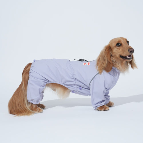 Dog Raincoat – Waterproof Go Pro Rainsuit Lavender