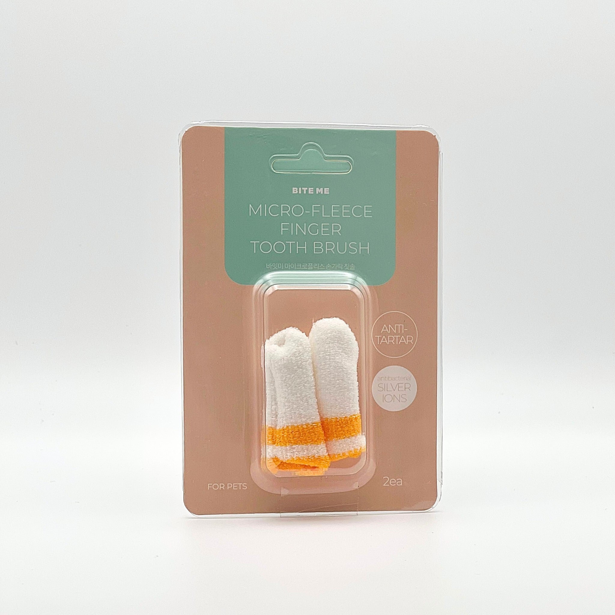 Dog Toothbrush - Microfleece Finger - Bite Me - La Maison Mou