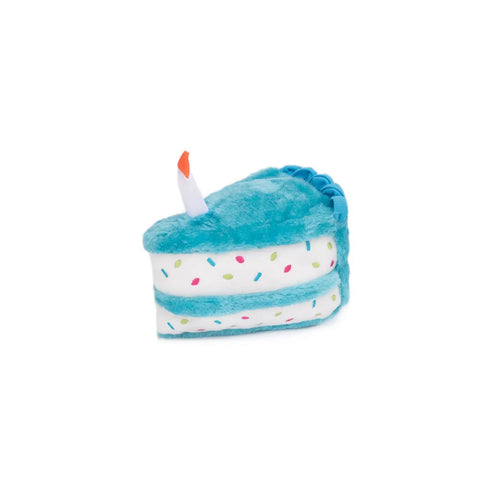 Dog Toy - Birthday Cake Blue