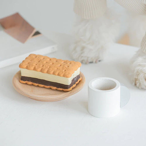 Dog Toy - Latex Butter Cookie