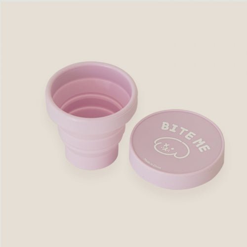 Dog Travel Cup - Mini Silicone Pastel Lavender