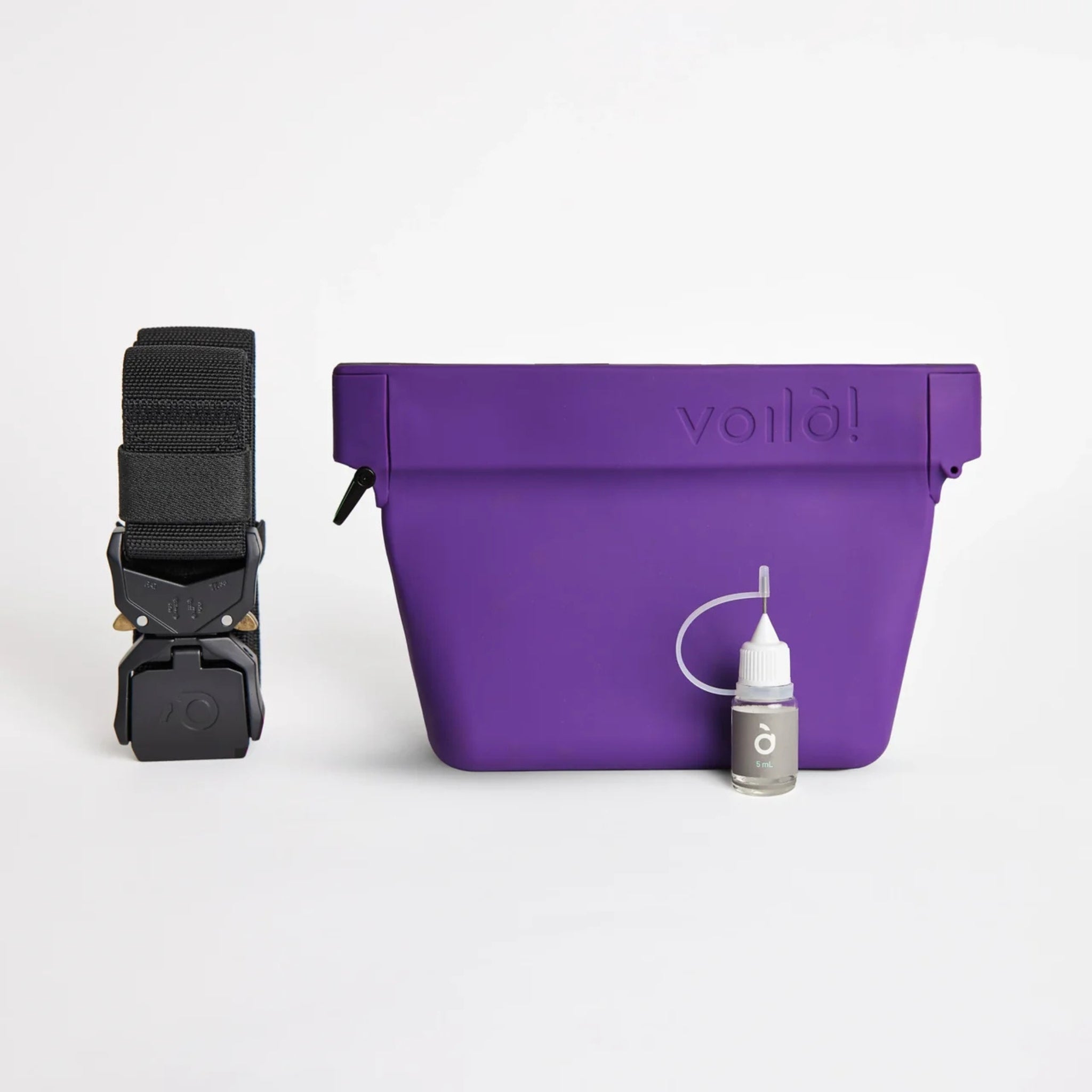 Dog Treat Pouch Standard Ultimate - Aubergine 16 Oz - Voilà Pets - La Maison Mou