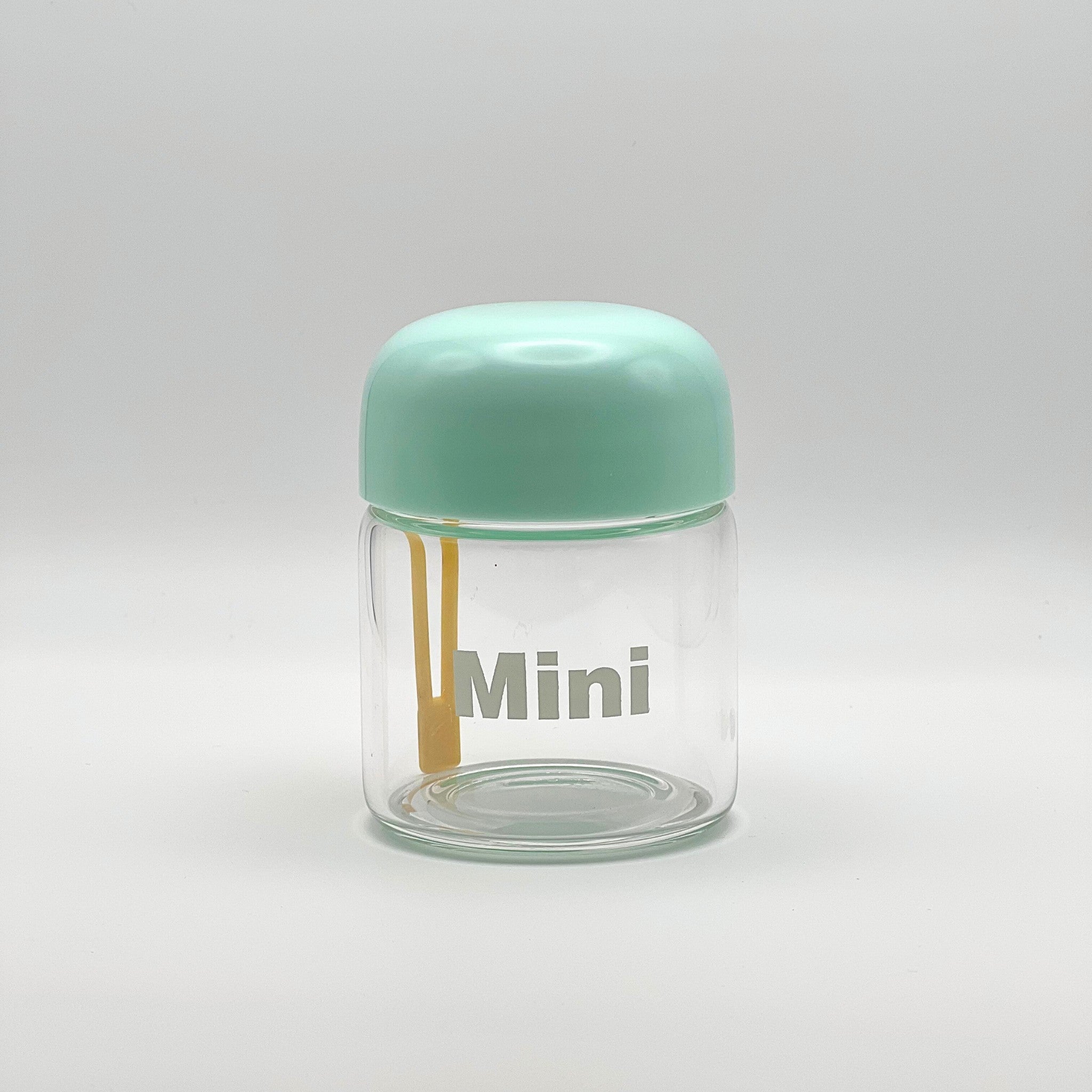Dog Water Container - Mini Glass Light Mint - Bite Me - La Maison Mou