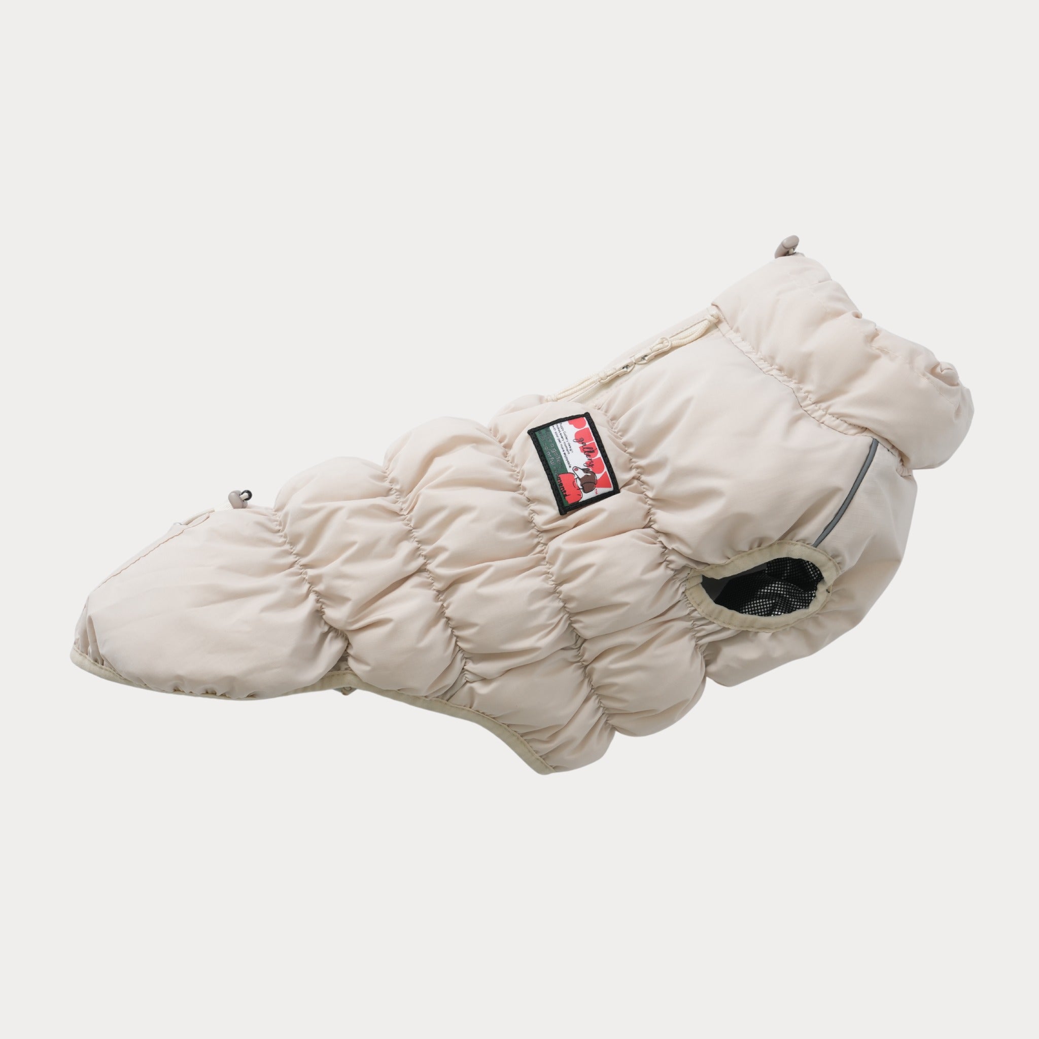 Dog Winter Jacket Beige – Kiroro Cloud Padding Vest - Puppy Gallery - La Maison Mou
