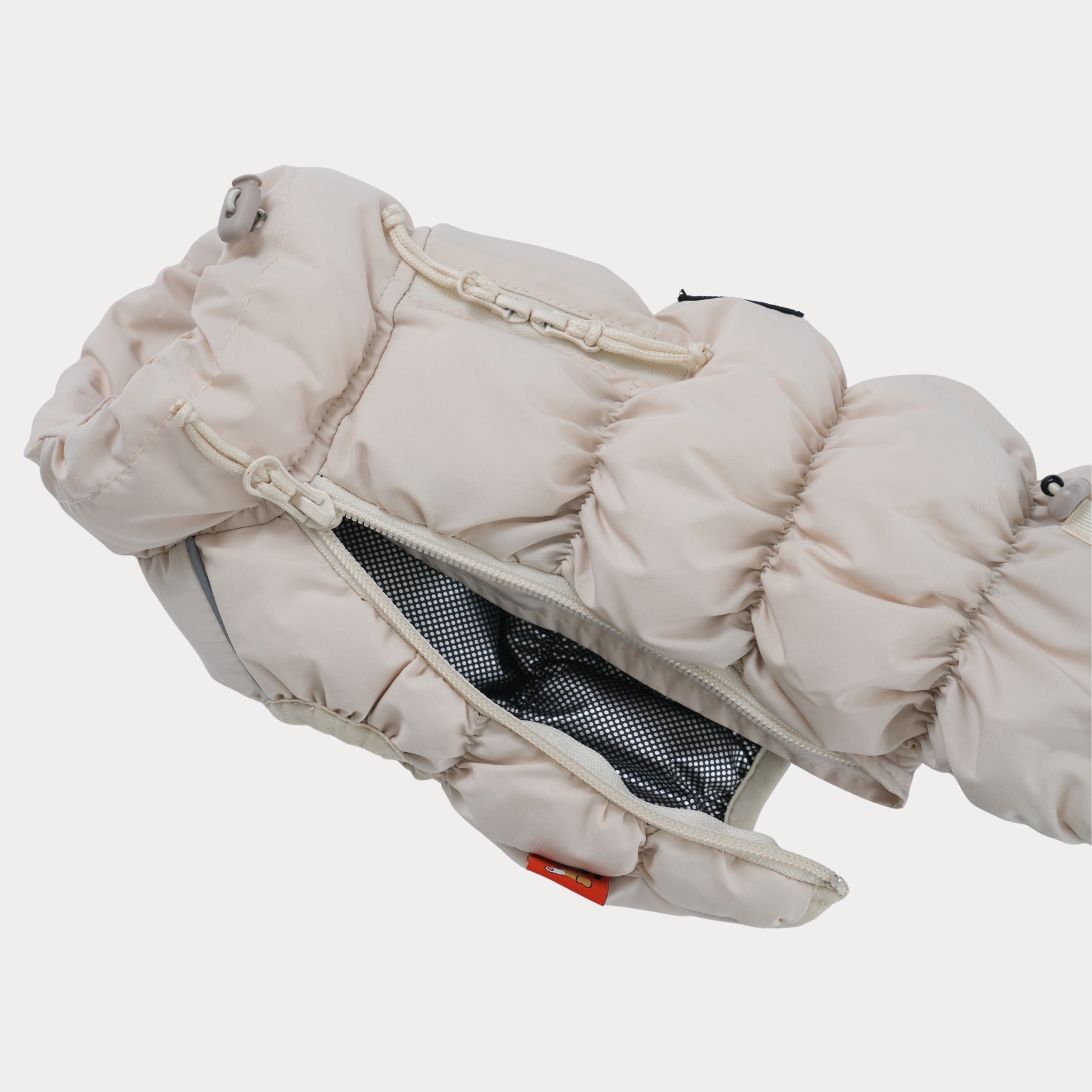 Dog Winter Jacket Beige – Kiroro Cloud Padding Vest - Puppy Gallery - La Maison Mou