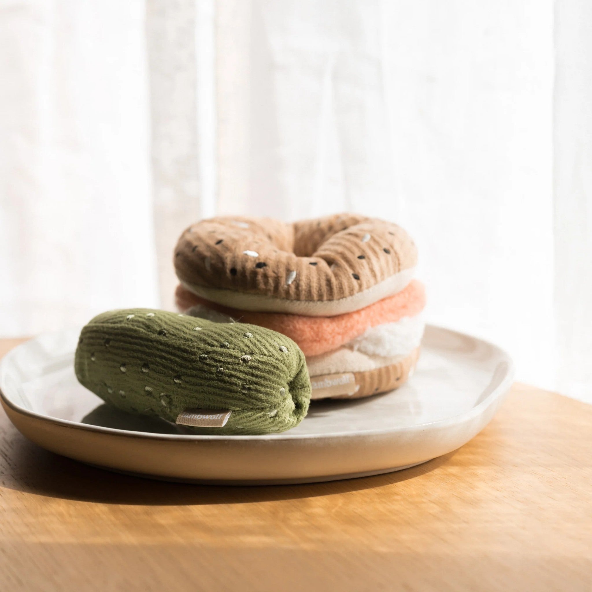Enrichment Dog Toy - Bagel + Pickle - Lambwolf Collective - La Maison Mou