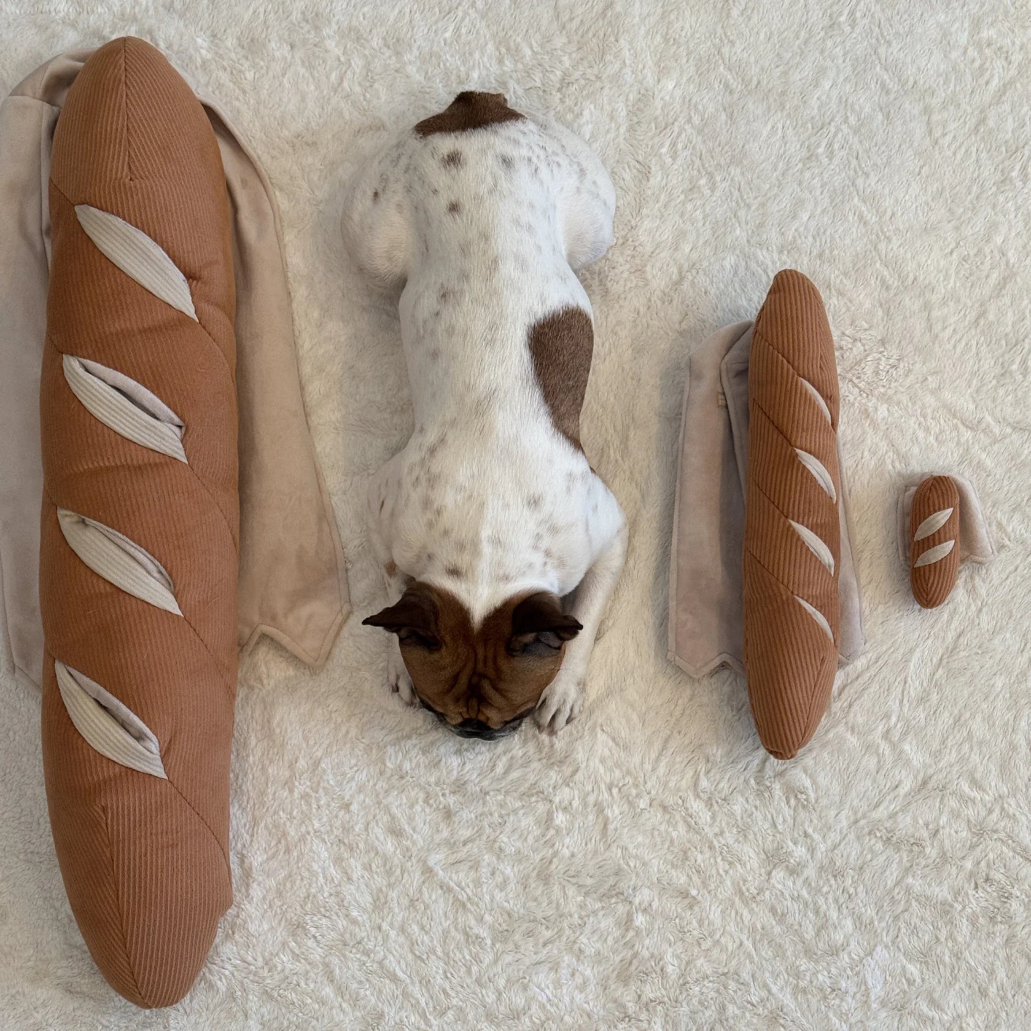 Enrichment Dog Toy - Mini Baguette - Lambwolf Collective - La Maison Mou