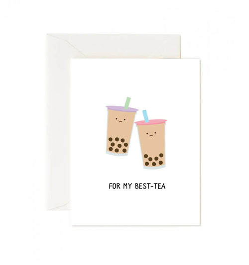 Greeting Card - For My Best-Tea