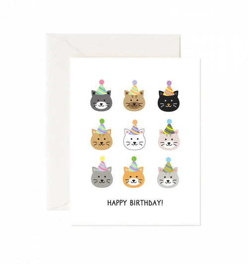 Greeting Card - Happy Birthday Cat