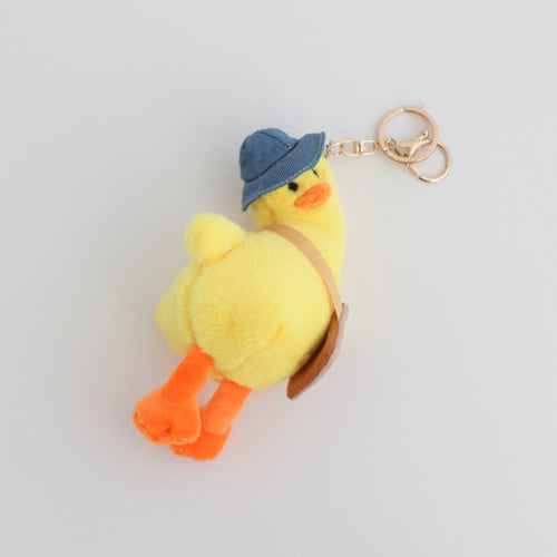 Plush Keychain - Duck and Toast Yellow