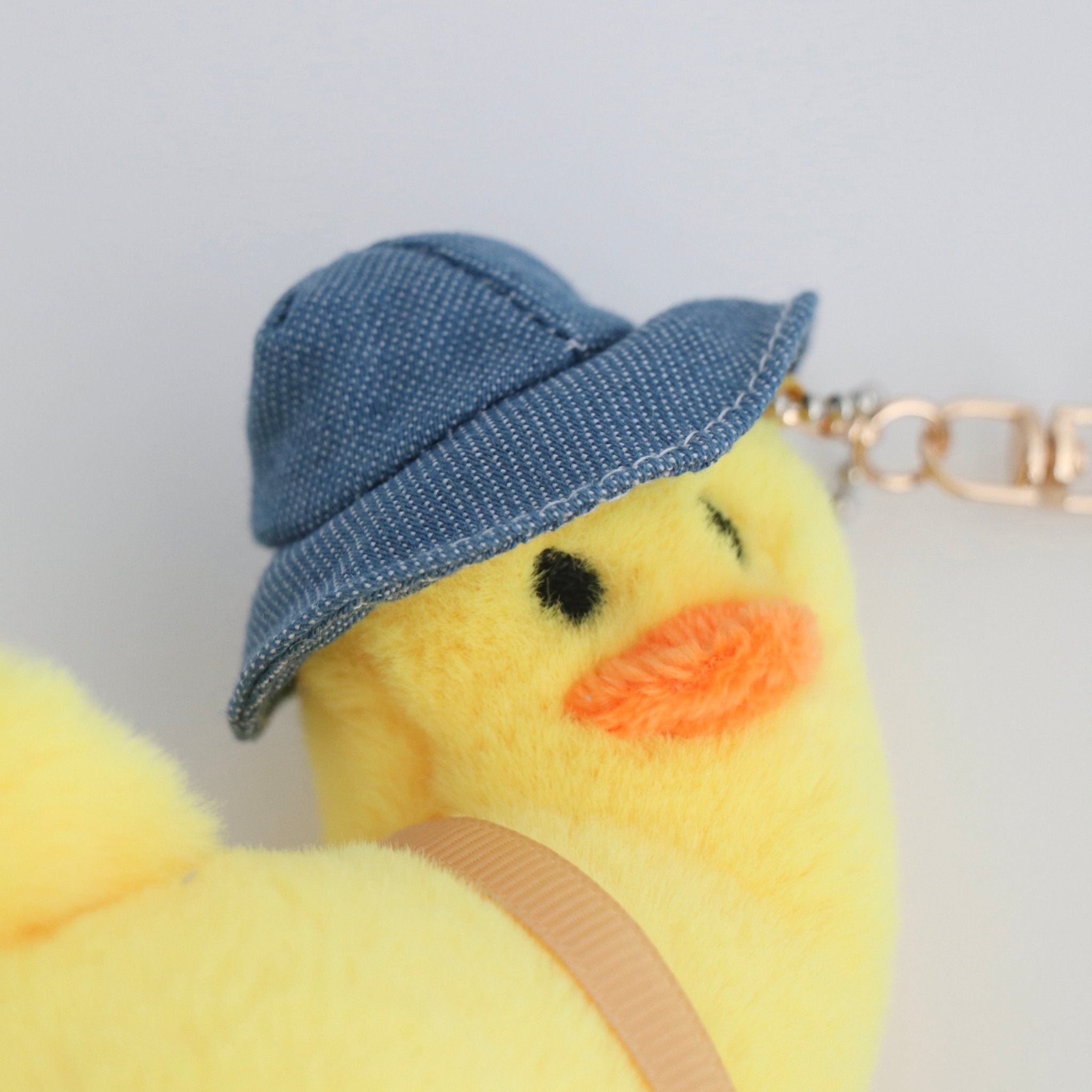 Plush Keychain - Duck and Toast Yellow - La Maison Mou - La Maison Mou